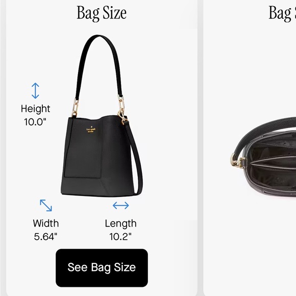 Kate Spade Tan Leather Crossbody Bag - Picture 7 of 7